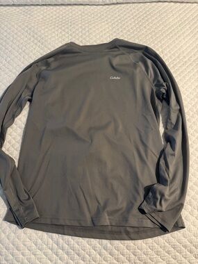 Cabela's Men's Long-Sleeve Performance Shirt - Charcoal